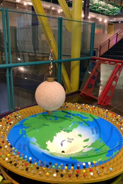 Pendulum In Motion At The Michigan Science Center