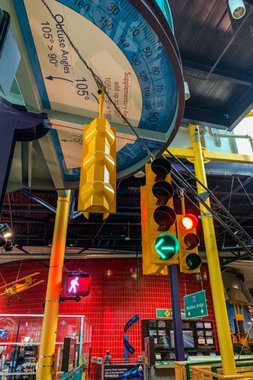 Traffic Lights At The Michigan Science Center