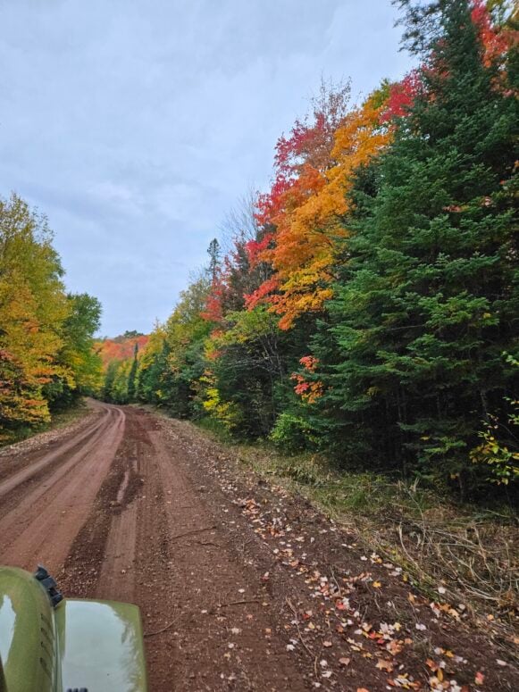 Fall On Wolf Mountain In The Upper Peninsula Of Michigan