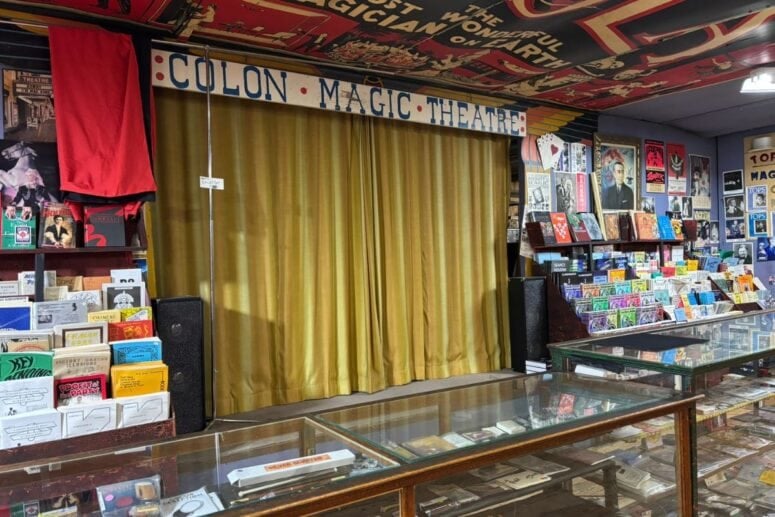 Colon Magic Theater Inside Abbott's Magic Shop.