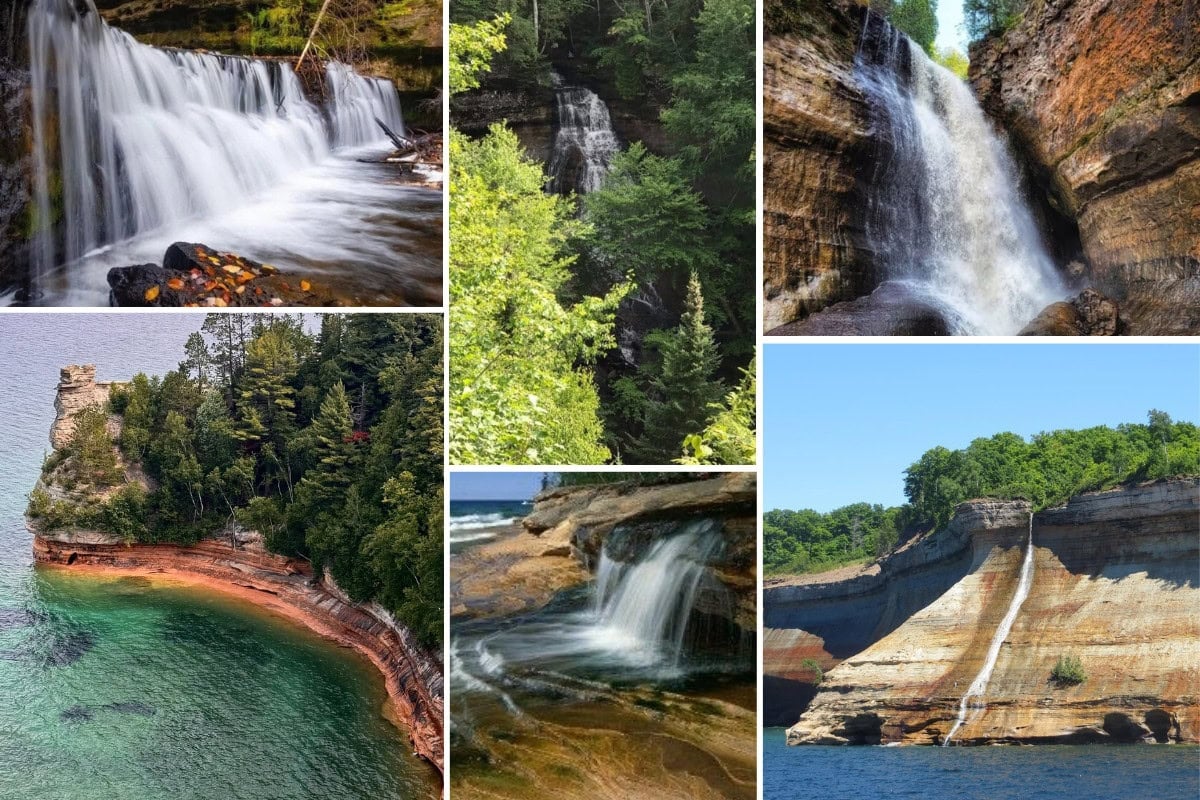 Pictured Rocks Waterfalls