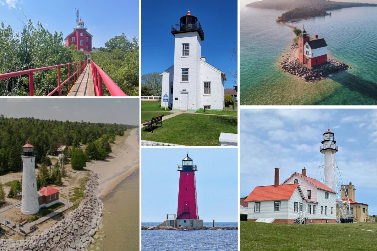 Up Mi Lighthouses