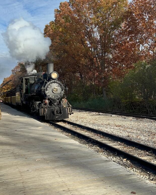 Huckleberry Ghost Train Express At Crossroads Village