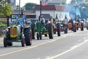 Mackinac Bridge Antique Tractor