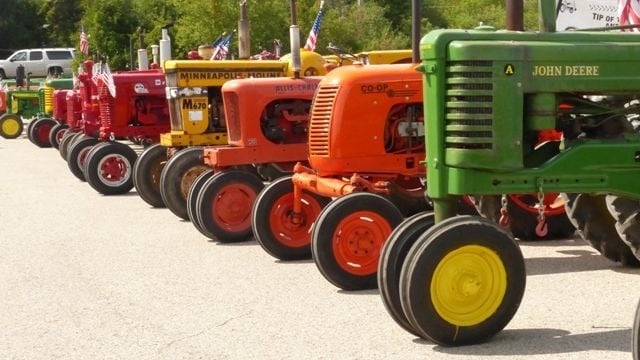 Mackinac Bridge Antique Tractor