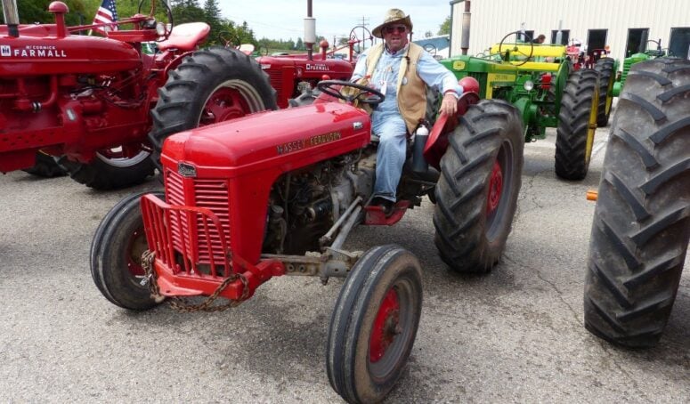 Mackinac Bridge Antique Tractor