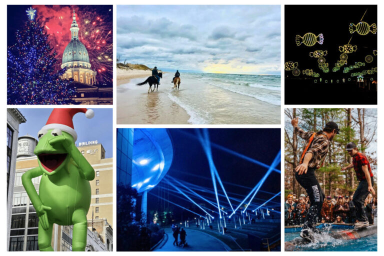 November events and festivals in Michigan collage