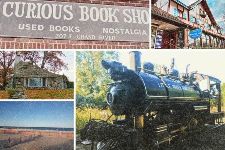 collage of featured November day trips in Michigan