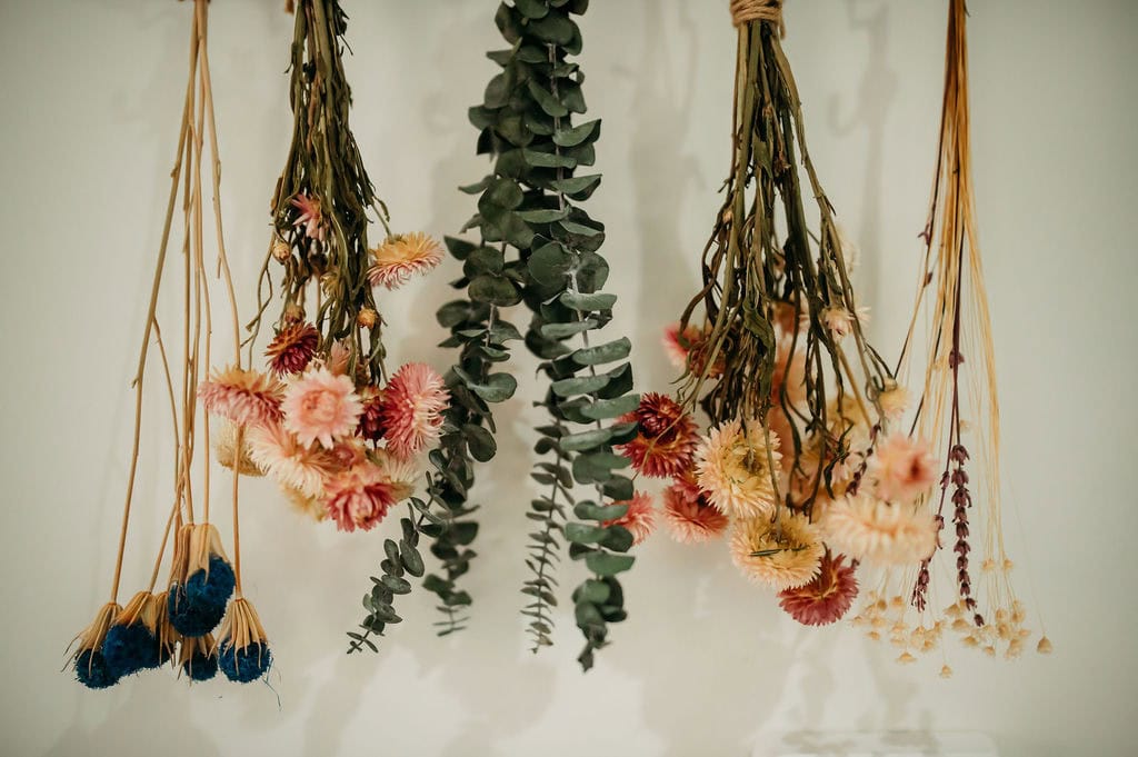 Northfarthing Farms Cottage Jonesville Michigan Dried Flower Decorations