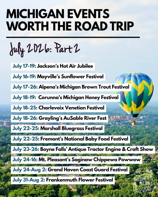 July Events In Michigan