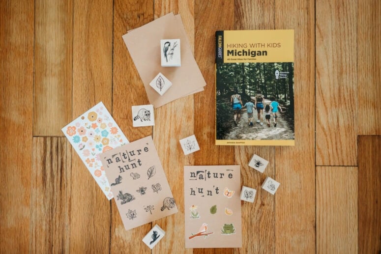 Hiking With Kids Michigan Laid Out With Nature Hunt Activities