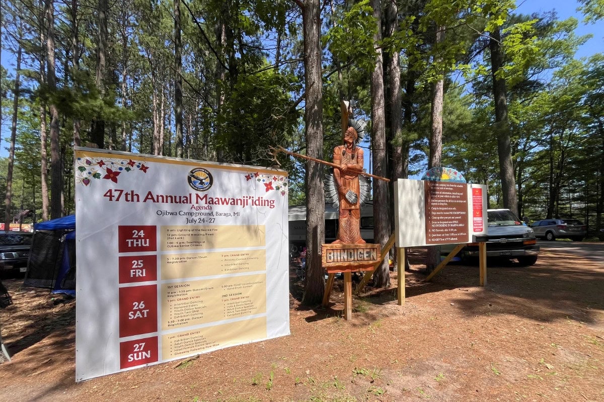 Maawanji’iding At Ojibwa Campground In Baraga