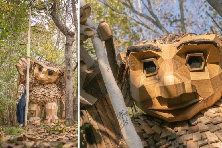 Birch Troll By Thomas Dambo