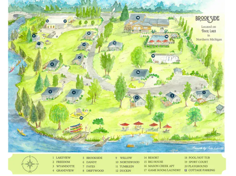 Brookside Map